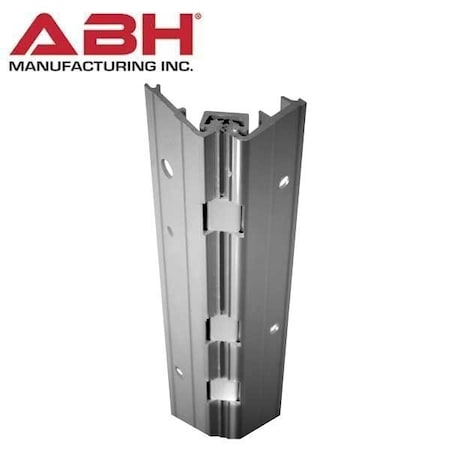 120 A575HD Full Surface Aluminum Continuous Geared Hinge, 1/16 Inset, Narrow Frame, Countersunk, F